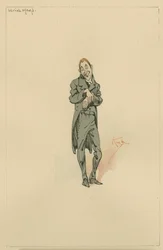 Uriah Heep, ok. 1920 (pióro i atrament z toaletą na papierze)