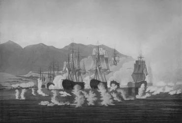 Saumarez off Algeciras, c1802