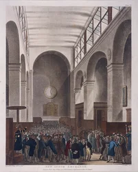 Giełda Papierów Wartościowych, Bartholomew Lane, Londyn, 1809