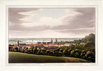 Widok na Greenwich, Londyn, 1795