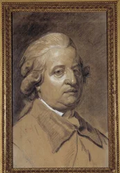 Portret Ludwika XVI (1754-1793), króla Francji Rysunek kredą i węglem autorstwa Josepha Ducreux (1735-1802) XVIII-wieczne słońce. 0,49x0,3m. Paryż, Muzeum Carnavalet
