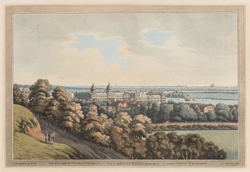Widok na Greenwich i w górę rzeki
