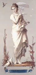 Cztery pory roku - wiosna, 1873-74