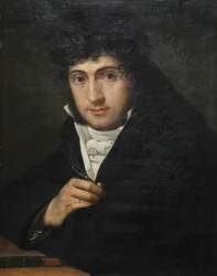 Portret Pelagio Palagi, Joseph François Ducq (olej na płótnie)