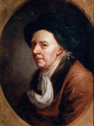 Portret matematyka Leonharda Eulera, 1707-1783, malarstwo niemieckie XVIII w.