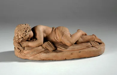Maquette dla Margaret Gott jako niemowlęcia w lesie