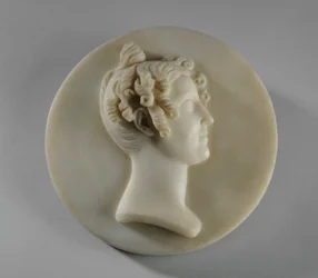 Medalion portret Harriet Gott