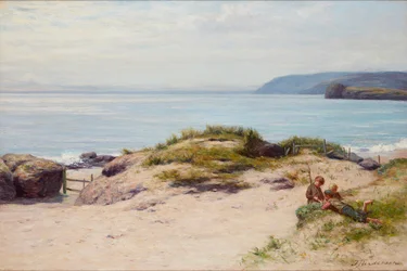 Pod Sandhills (olej na płótnie)