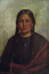 Córka Małego Wodza (olej na płótnie)