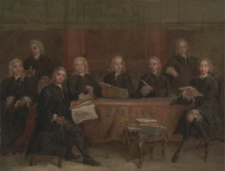 Estudo para um grupo de polimento de retratos