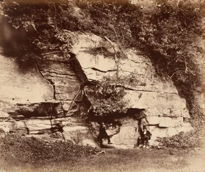 The Echo Rock, Fountains Abbey, 1856 (zdjęcie)