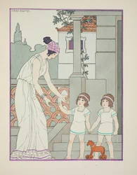 Identyczne bliźnięta, ilustracja z „Dzieła Hipokratesa”, 1934