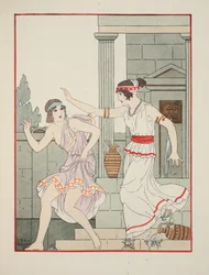 Uderzony płasko dłonią, ilustracja z „Dzieła Hipokratesa”, 1934