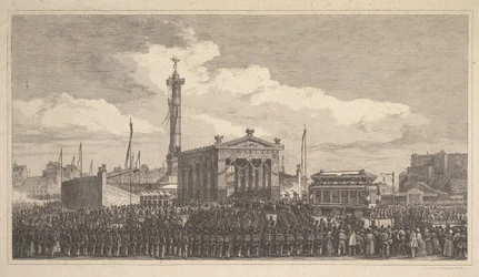 Ceremonia inauguracji kolumny lipca 1840, 1840.