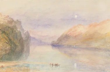 Jezioro Szwajcarskie, ok. 1841 r. (akwarela na papierze)