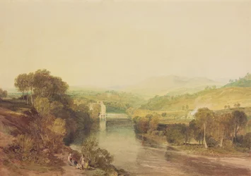 Addingham Mill on the Wharfe, West Yorkshire, ok. 1808 (akwarela na papierze)