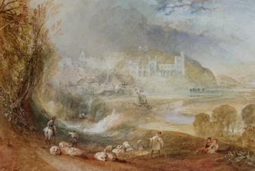 Zamek i miasto Arundel, ok. 1824