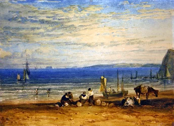 Babbacombe Bay (akwarela na papierze)