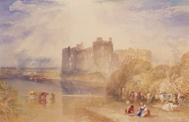 Zamek Carew, Pembroke, ok. 1832 (akwarela na papierze)