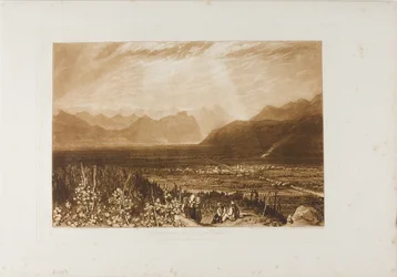Łańcuch Alp od Grenoble do Chamberi, tablica 40 z Liber Studiorum