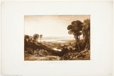 Skrzyżowanie Severn i Wye, z Liber Studiorum, nr. 28