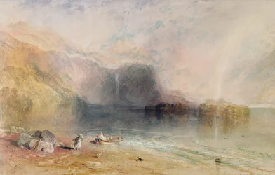 Jezioro Keswick, Cumberland, 1835