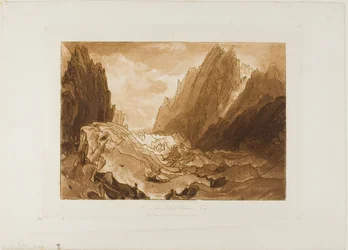 Mer de Glace, tablica 50 z Księgi Studiów