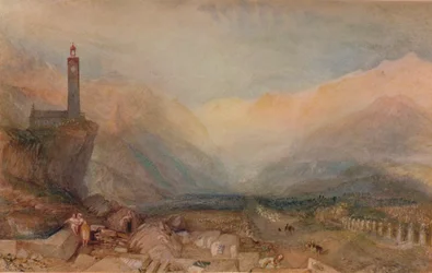 Przełęcz Splugen, ok. 1841, 1938 r