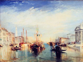 Wenecja, z kruchty Madonna della Salute, c1835