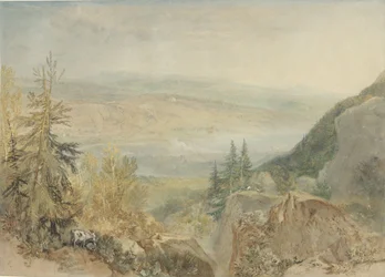 Widok na Farnley Hall w Yorkshire Widok na Farnley Hall w dolinie Wharfe w Yorkshire