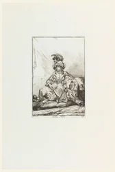 Sultane Noire (Czarna Sułtana), płyta 28 z serii Caravanne du Sultan à la Mecque (Karawana Sułtana do Mekki)