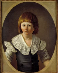 Portret Ludwika XVII (1785-1795) w więzieniu świątynnym Obraz Joseph Marie Vien młody (1762-1848) 1793 Nd. 0,6x0,48 m Paryż, Muzeum Carnavalet