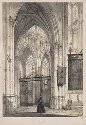 Architektura średniowiecza: kościół św. Riquiera, niedaleko Abbeville