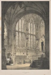 Architektura średniowiecza: w St. Jacques, Dieppe, East End, Interior