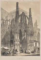 Architektura średniowiecza: Louviers, Normandia, Południowa Ganek