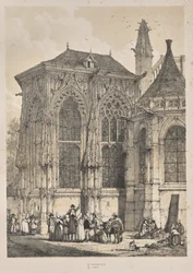 Architektura średniowiecza: St. Jacques, Dieppe, East End, Exterior
