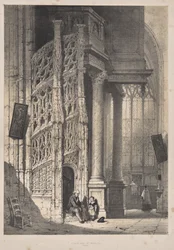 Architektura średniowiecza: Klatka schodowa, St. Maclou, Rouen