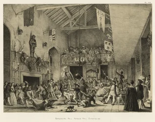 Sala bankietowa, Haddon Hall, Derbyshire