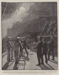 Manewry morskie, wypalanie HMS Benbow przez Electric Light