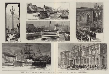 Wizyta księcia i księżnej Walii w Newcastle