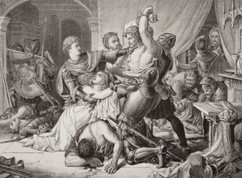 Pojmanie Rogera de Mortimer (1287-1330) w zamku Nottingham