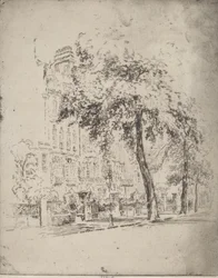 Wielkie Drzewo, Cheyne Walk, 1906.