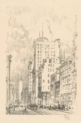 Broadway, powyżej dwudziestej trzeciej ulicy, 1904.