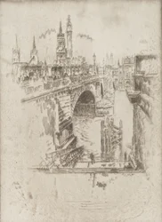 Schody Londyńskiego Mostu, 1903.