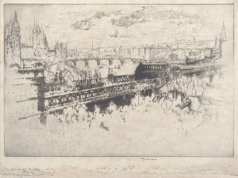 Londyn nad mostem Charing Cross