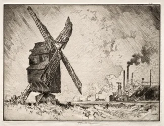 Stare i nowe młyny, Valenciennes, Francja