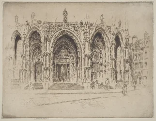 Kruchta kościoła Saint-Maclou, Rouen