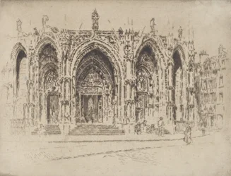 Ganek San Maclou, Rouen, 1907.