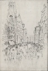Św. Dunstana, Fleet Street, 1903.