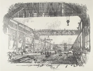 Pręty stalowe na pociski, 1916.